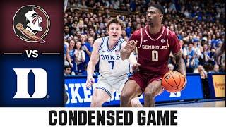 Florida State vs. Duke Condensed Game | 2024-25 ACC Men's Basketball