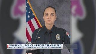 Whitehall police officer terminated