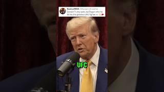 Donald Trump & Joe Rogan on who’s the UFC GOAT  #donaldtrump #joerogan #ufc #mma #shortsfeed