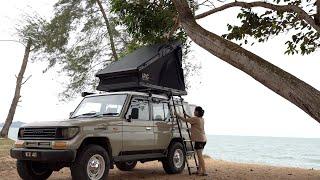 I FINALLY got a ROOF TOP TENT for my LAND CRUISER! Car Camping Road Trip checklists & preparation