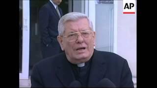 Abbas meets Vatican ambassador who comments on Sharon