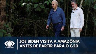 Joe Biden visita a Amazônia antes de partir para o G20