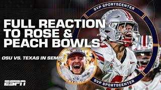 FULL REACTION: Ohio State dominates Oregon, Texas survives 2OT in Peach Bowl  | SC with SVP