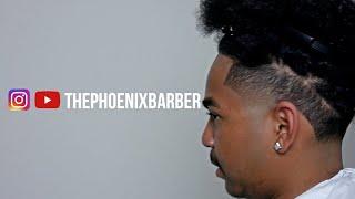 (9/9) HIGH TAPER FADE WITH LINE UP EXPLAINED : FREE Online Barber School