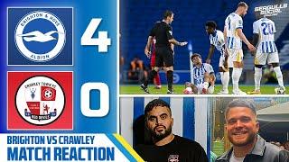 If There Wasn’t A Rivalry With Crawley before… There Is Now! | Brighton 4-0 Crawley | MATCH REACTION