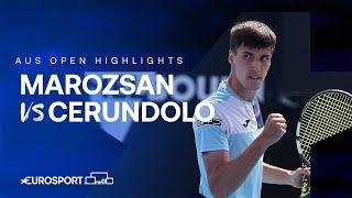 Fabian Marozsan v Francisco Cerundolo | Round Two | Australian Open 2024 Highlights 