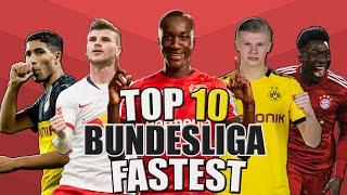 TOP 10 - Fastest Football Players in Bundesliga 2020