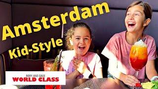 Amsterdam Vlog2021|Kid Friendly Holland|Dutch Tour|Travel Netherlands|Rory and Sage World Class Ep11