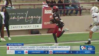 NMSU's Jonathan Brady named to Hornung Award Watch List