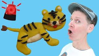 Tiger | Escape from the Zoo Song with Matt|  Dream English Kids