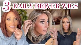 3 Daily Driver Wigs With Nichole | Wigs.com First Unboxing | Drive, On Point, & Drew