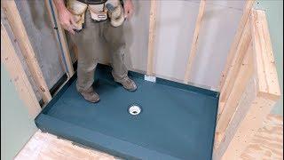 How to Install a Shower Pan with a KBRS Tile-Basin®