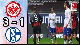 Eintracht Frankfurt 3 - 1 FC Schalke 04 | Highlights | Bundesliga