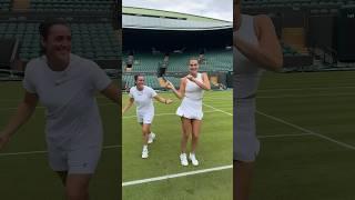 Funny Dance | Aryna Sabalaenka with Ons Jabeur #tennis #funny #tennisgirls