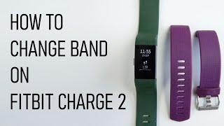 How To Change The Band On The Fitbit Charge 2 | Switch Accessory Bands | STEP BY STEP TUTORIAL