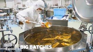 How A Japanese Megakitchen Prepares Thousands Of School Lunches Everyday | Big Batches