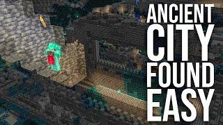 How to Find an ANCIENT CITY in Minecraft  2025 Guide | FIND Ancient CITIES Location on Minecraft