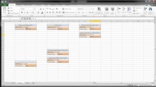 Creating a Pert CPM Chart Using Excel