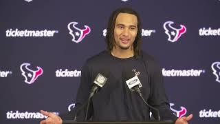 C.J. Stroud's post-game press conference after Week 8 win over Indianapolis Colts