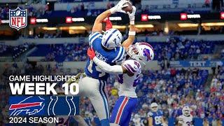 Buffalo Bills vs. Indianapolis Colts Game Highlights | NFL 2024 Season Week 10