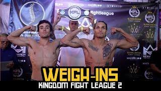 Kingdom Fight League 2 - Weigh-ins