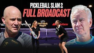 These TENNIS LEGENDS Faced Off For $1 Million in the PICKLEBALL SLAM 2