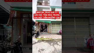 Nhà ba tầng Nha Trang giá rẻ đường 13m gần biển Nha Trang