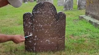 1765 Headstone Cleaning - Samuel Hatheway (ASMR)