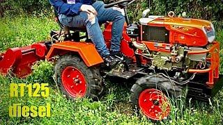 Smallest 4-wheel tractor from China mulching grass