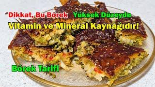 Yoğurtlu, Kaşarlı, Bol Baharatlı, Brokoli ve Karnabaharlı Nefis Börek