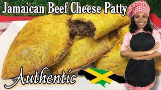 How To Make Authentic Jamaican Beef Patty With Cheese | Tiki Cooks Tv