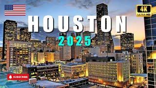 Houston City Drone Footage 2025 | 3D World Explorer