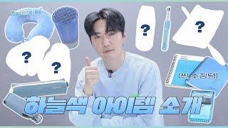 하늘색 피가 흐르는 데니의 왓츠인마이백(?) 🩵 #다해볼데니  | What's My Skyblue?