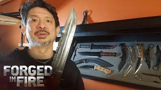 Forged in Fire: Doug Marcaida's EXTENSIVE Knife Collection (Bonus Scene!)