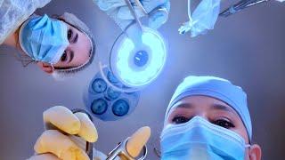 ASMR Hospital Ear Surgery for Cochlear Implant