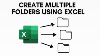 How to Create Multiple Folders at Once using Excel