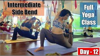 Day - 12 Intermediate Side Bend Full Yoga Class || Yoga With Sandeep || Vietnam