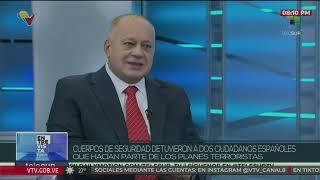 Diosdado Cabello, entrevista sobre 400 fusiles decomisados, militar de EEUU y otros capturados