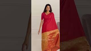 How to open Pallu hack | how to wear saree for beginners | how to drape saree | #shorts