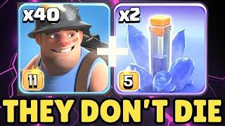 Mass Miners Are UNSTOPPABLE with the New Ice Block Spell!