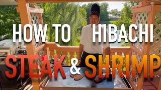 How to make hibachi at home | Steak and Shrimp Hibachi on Blackstone griddle