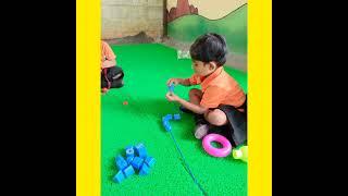 beading activity Rio preschool tumkur