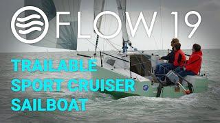 Flow 19 Sport Pocket Cruiser Sailboat  - Guided Tour