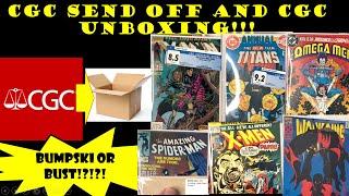 CGC Comic Book Unboxing 10 moderns! BUMPSKI TIME!!  cleaning pressing and submission