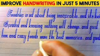 How To Improve Your HandWriting In Just 5 Minuts - SECRET Tips & Tricks | Think Stream