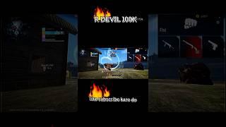 R DEVIL 100K free fire roast video  #freefire #explore #m1x #pubg