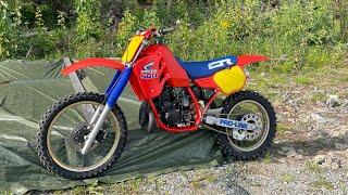 Honda Cr500R Cold Start