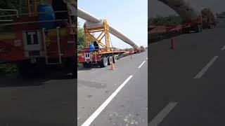 Transporting Wind Turbines Is a Deadly Mission! ️ Here's Why #shorts