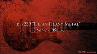 Hefty Heavy Metal Backing Track in Em | BT-239