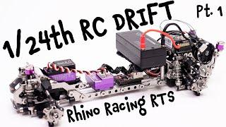 New 1/24th RC Drift Car!!! Rhino Racing RTS Unboxing and  Setup | RTS Part One